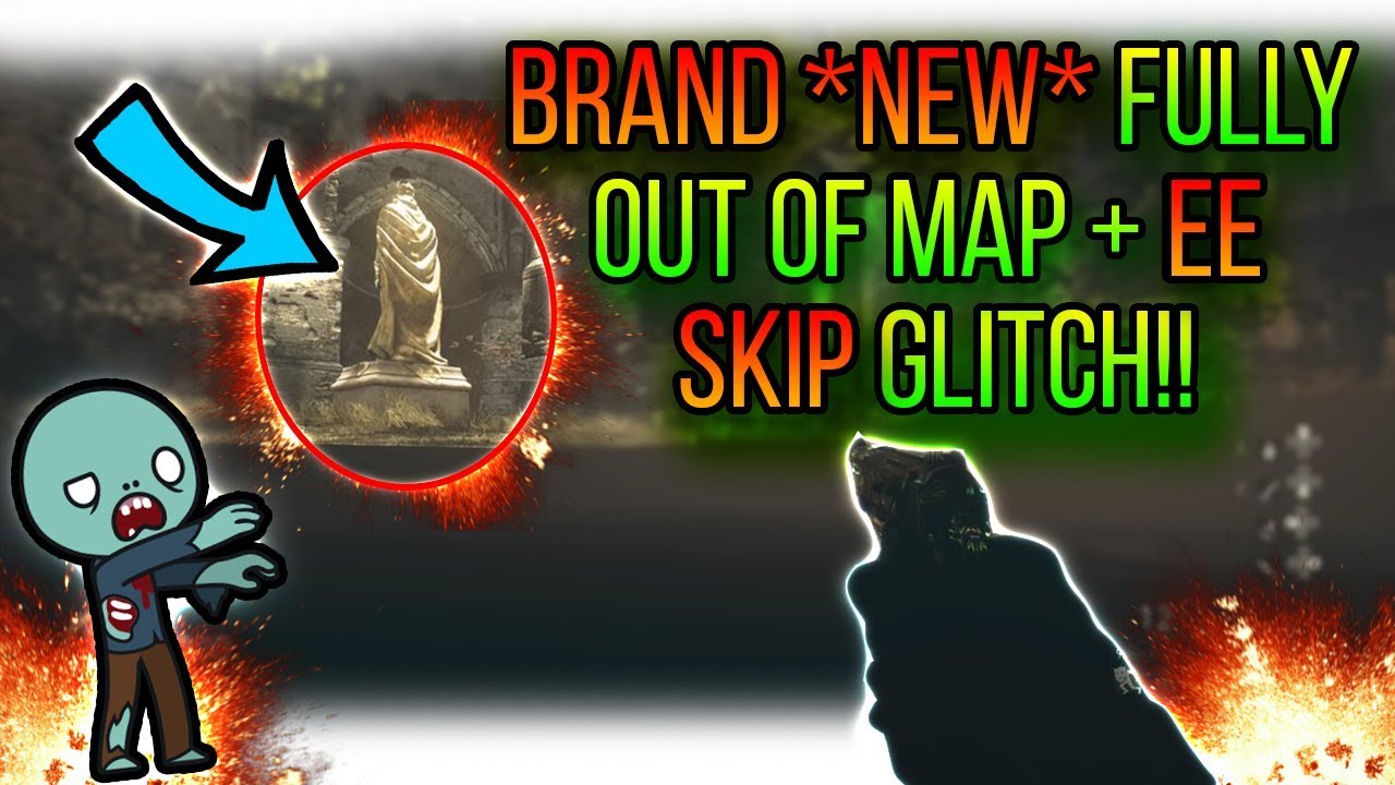 BRAND *NEW* FULLY OUT OF MAP + EASTER EGG SKIP GLITCH ON THE SHADOWED THRONE!!(WW2)