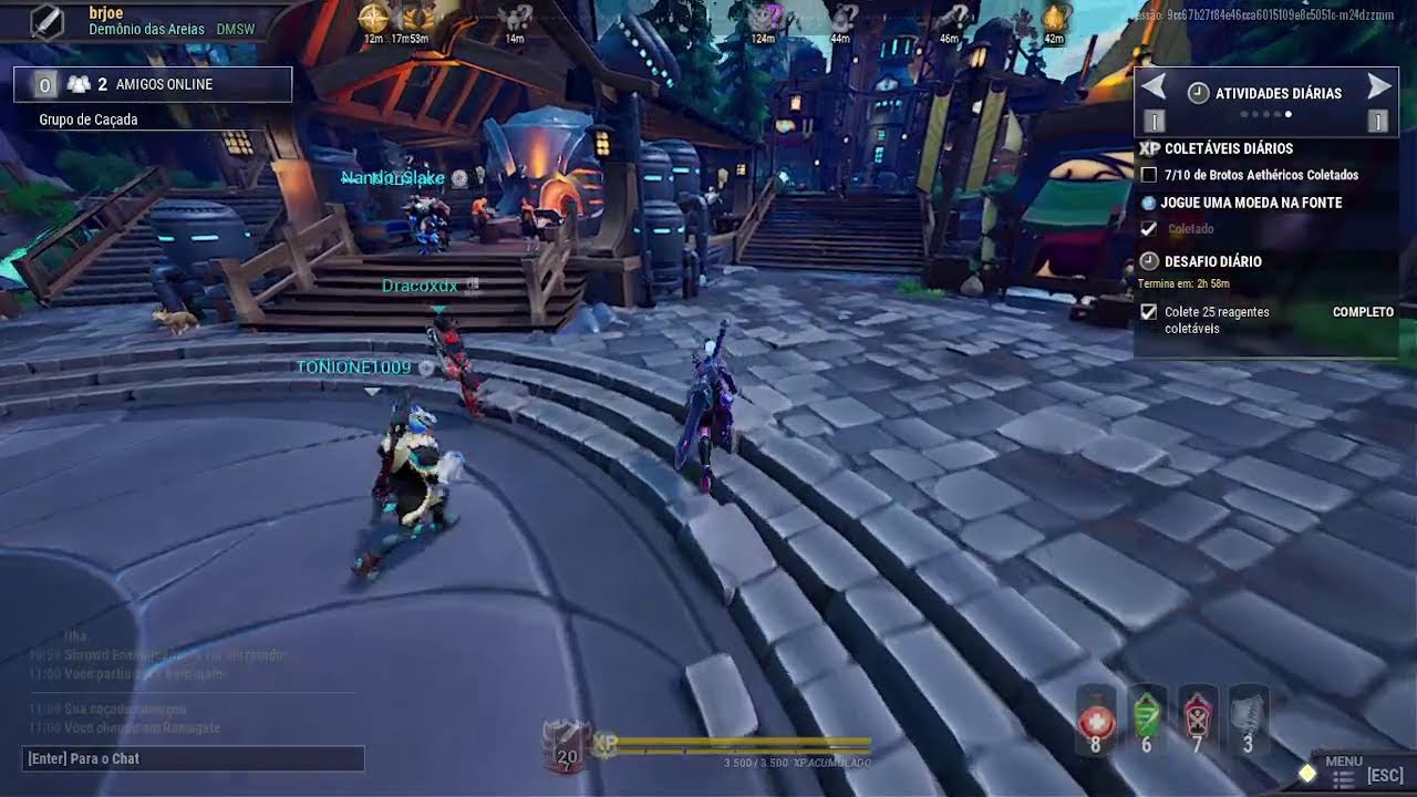 Dauntless Pt-Br Testando Build Espada