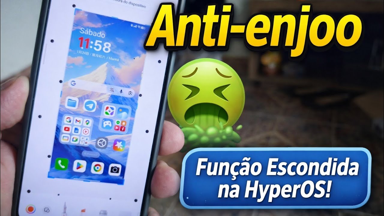 Recurso Oculto da HyperOS Que Reduz Enjoo e Quase Ninguém Usa! 🤯 
