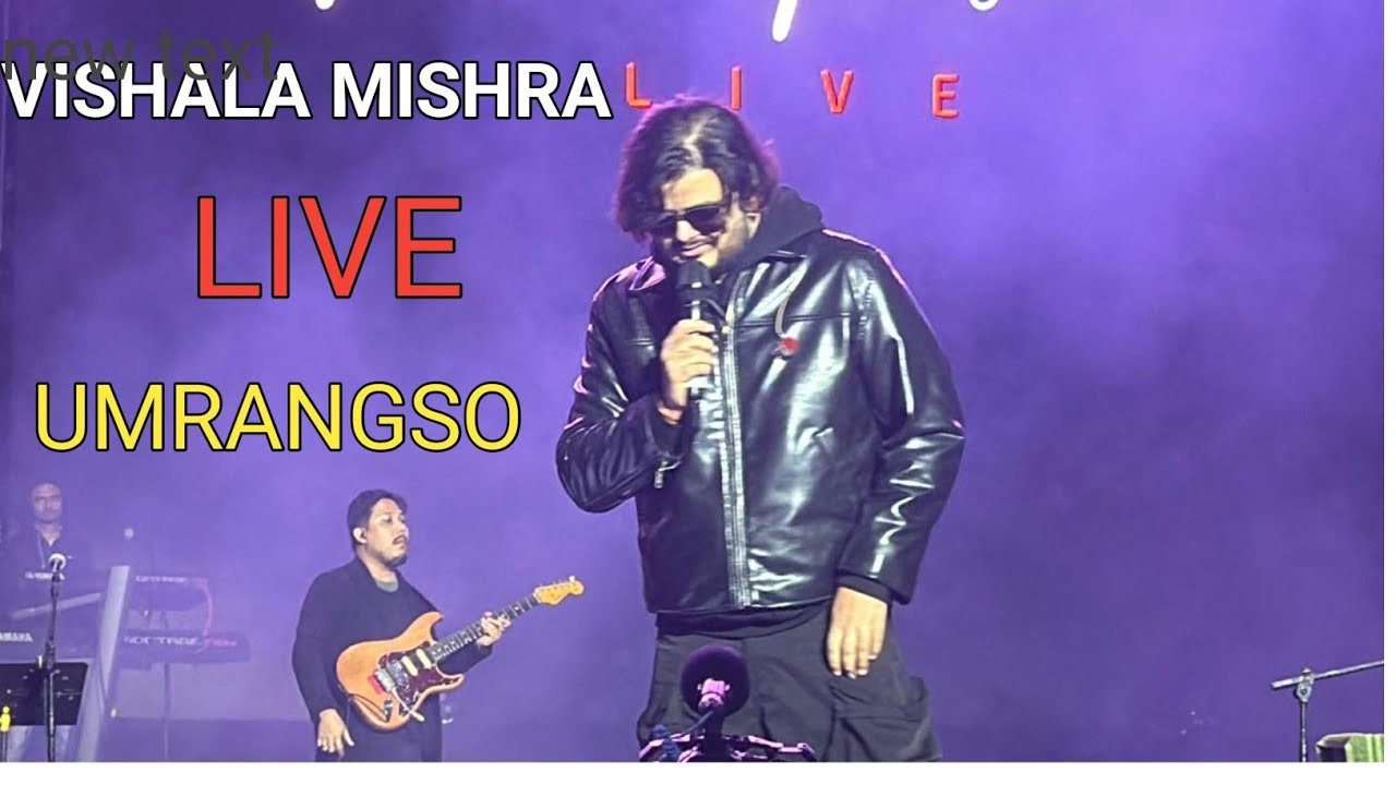 🔴Vishala Mishra Live Performance ll Falcon Festival 2025 Il Umrangso