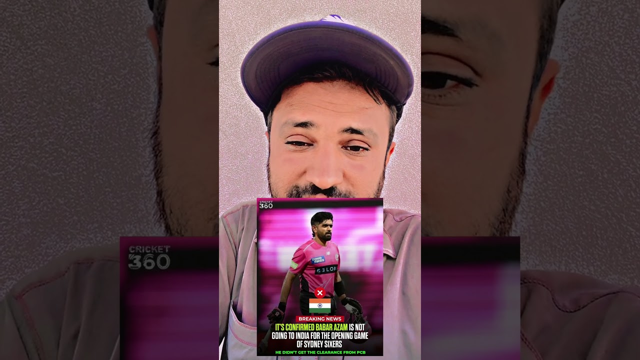 Babar Azam is Not Going To india For BBL Opening Game 🤯 #fblifestyle #IndvsPak #BabarAzam #Bbl