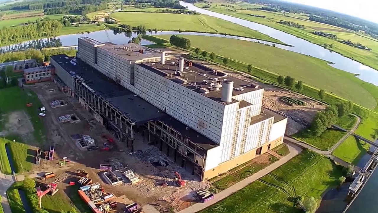 Ontmanteling van elektriciteitscentrale Harculo Zwolle Juni 2017