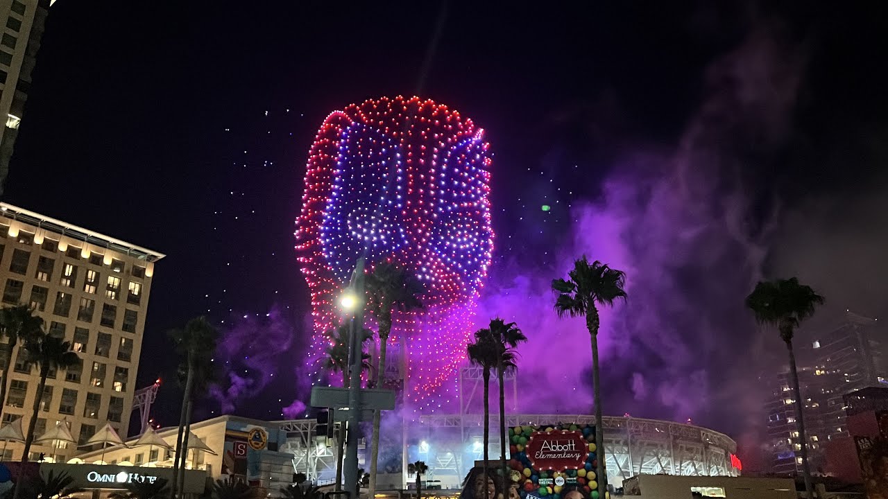 Deadpool and Wolverine Drone Show - San Diego Comic-Con