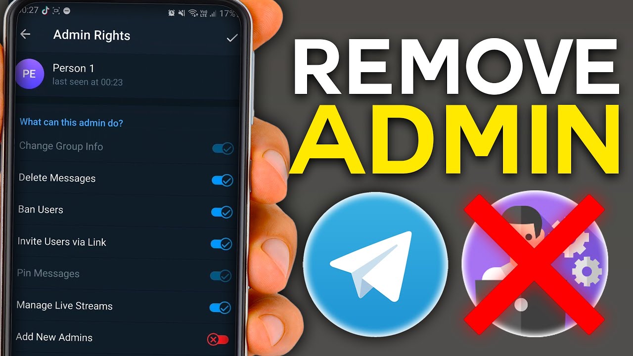 How to Remove Admin on Telegram in 2025