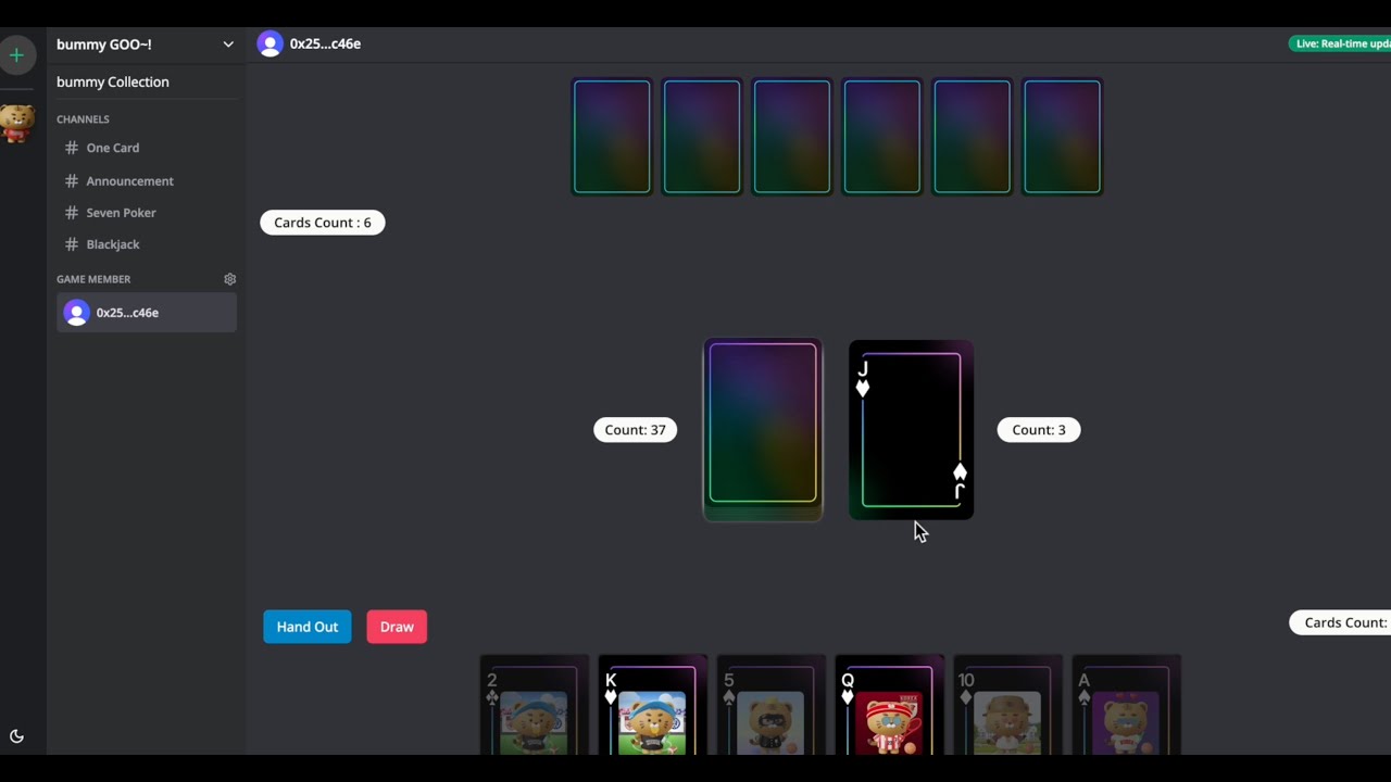 Klaytn NFT Poker Game (DoraHacks Hackathon: KlayOne)