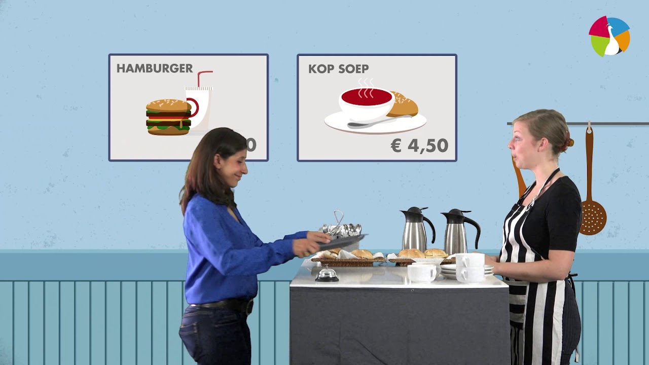 PJM iets bestellen in de kantine