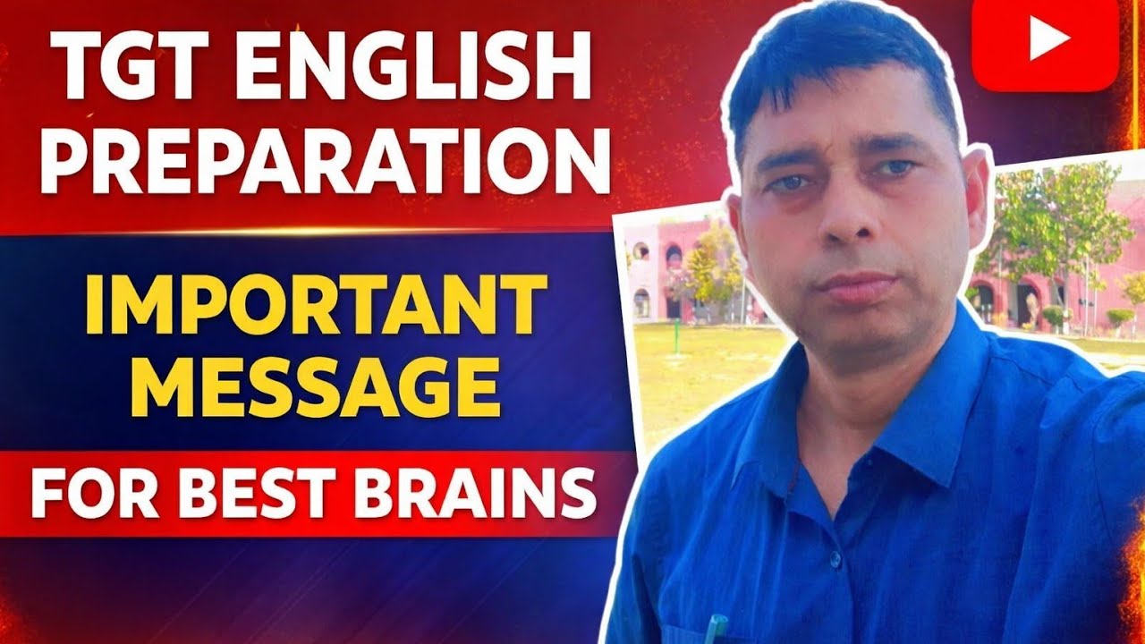 TGT ENGLISH PREPARATION 