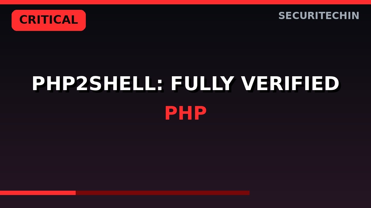 php2shell Verified: Exploitation Started, Workaround Failed