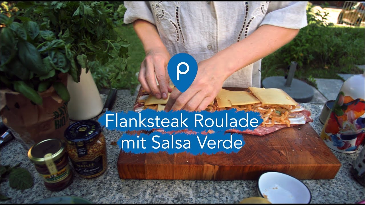 Flanksteakrolle mit Salsa Verde | VRONI kocht PRECHTL