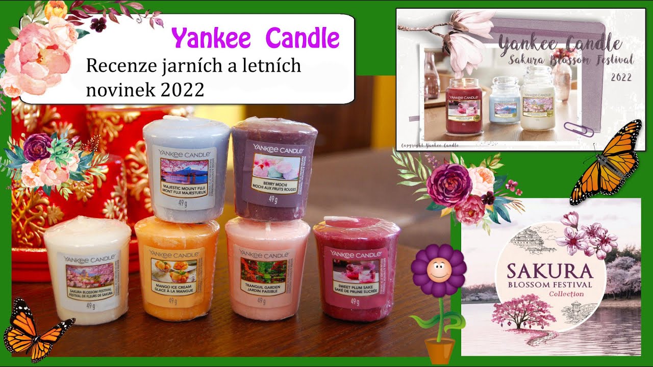 Yankee Candle: Recenze jarních a letních novinek 2022 🌺🌸🌞🍉🍍