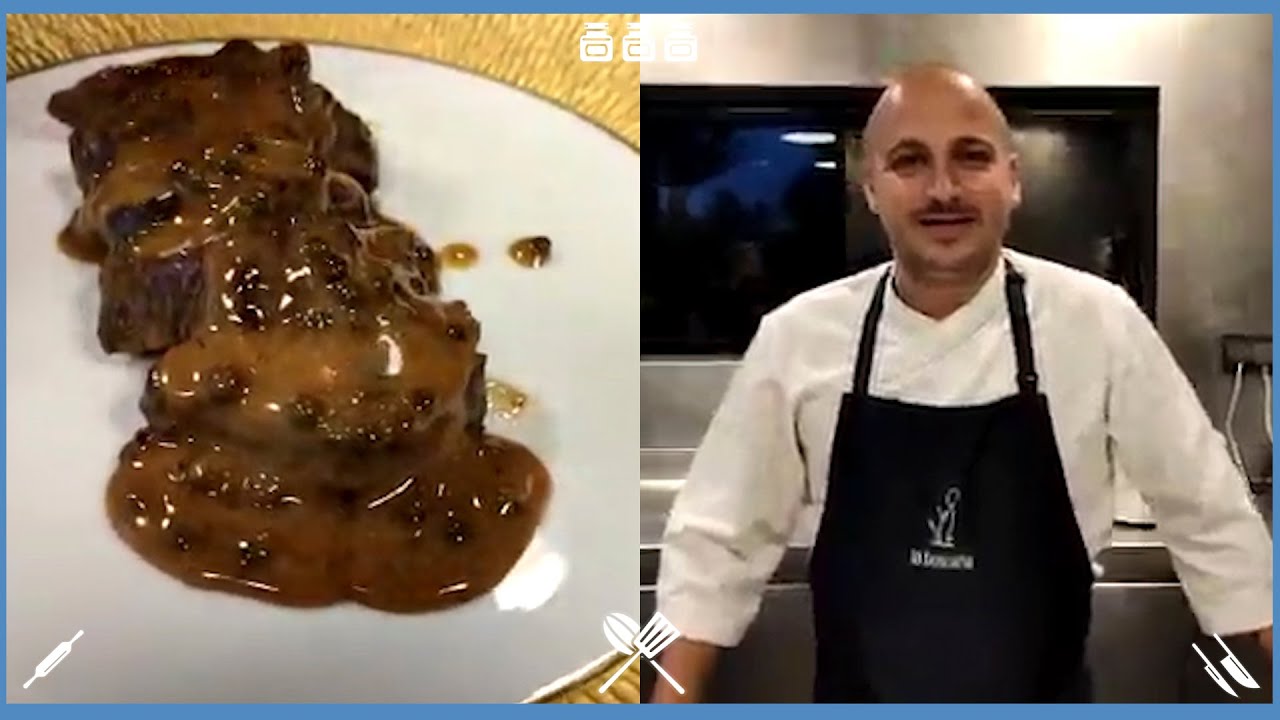 Com es fa el filet de vedella al pebre verd? Recepta del cuiner Joel Castañé