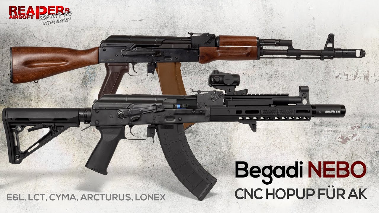 [Tech] Begadi NEBO CNC Rotary HopUp für AKs (E&L,LCT,Cyma,Arcturus) 6mm Softair/Airsoft (DE)