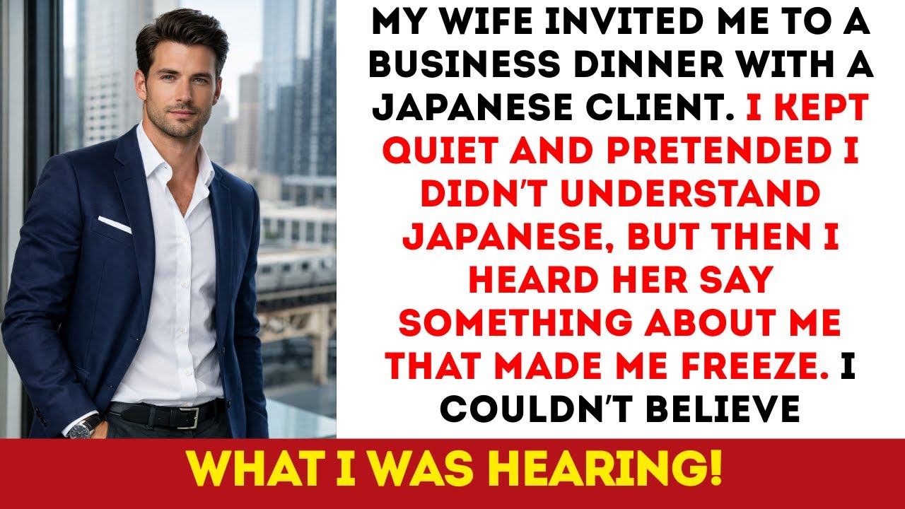 My Wife Spoke Japanese But Didn’t Know I Spoke It. When I Heard What She Said About Me At Dinner…
