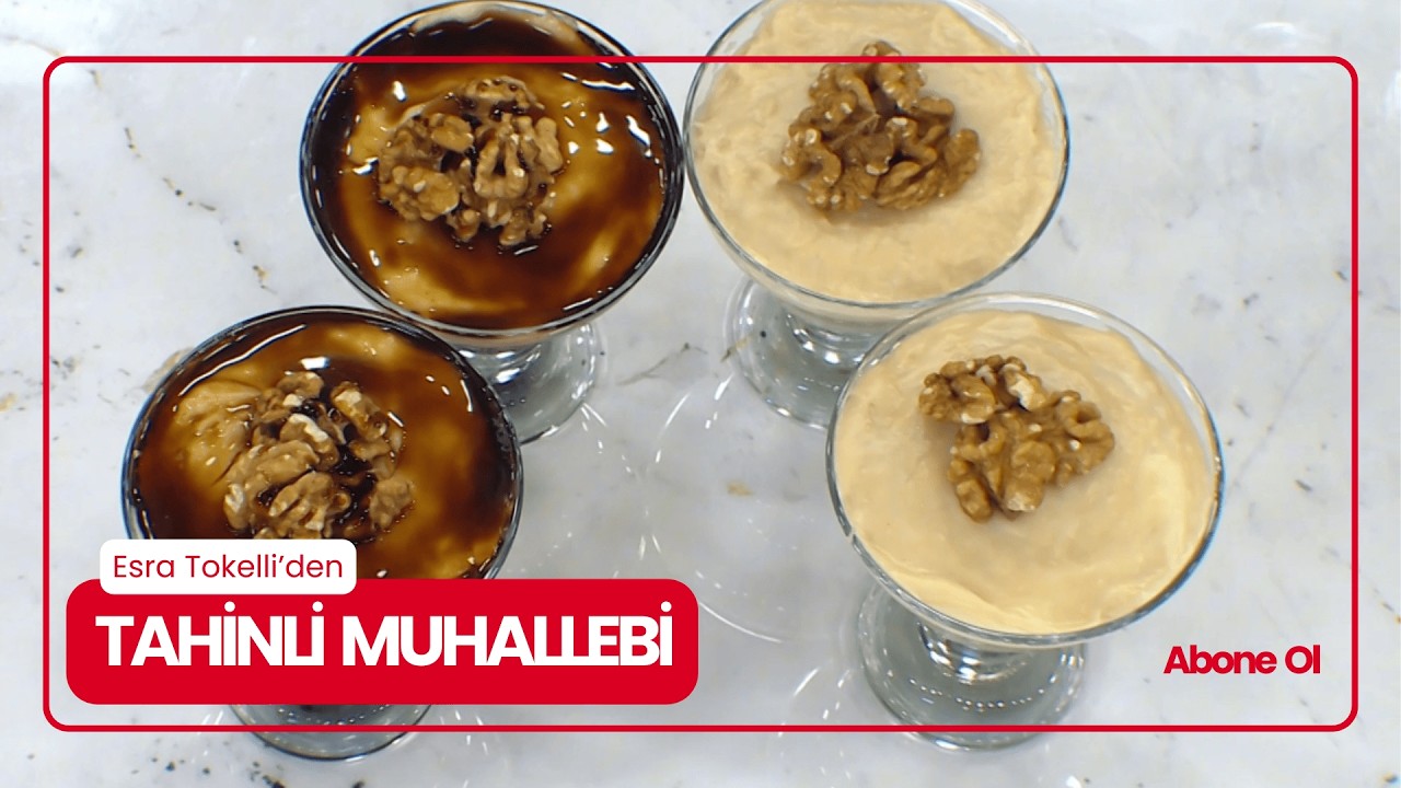 🍮 Tahinle Bambaşka Bir Muhallebi – Kıvamı Efsane!