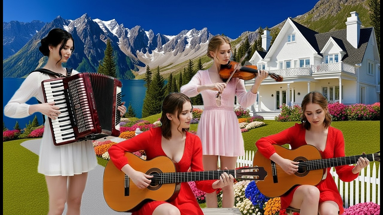 The Golden Fields of Spain – Relaxing Flamenco Music  Flamenco Guitar, Violin and Accordion for Peac