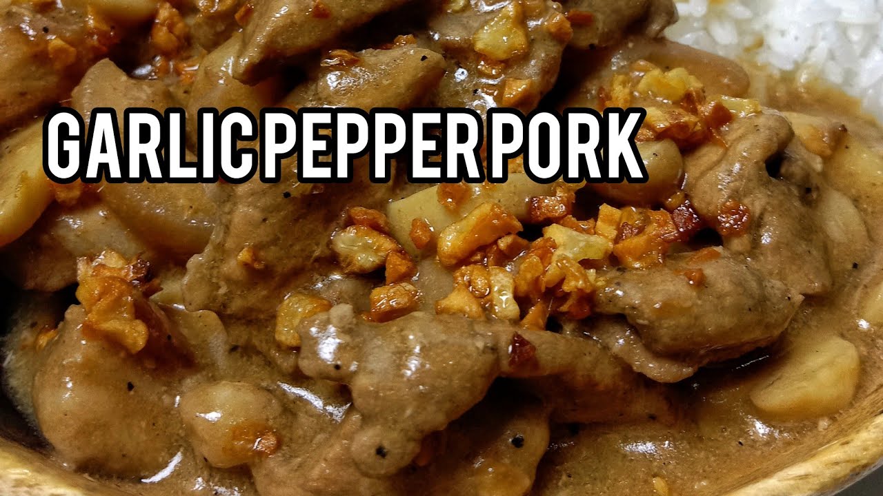 GARLIC PEPPER PORK