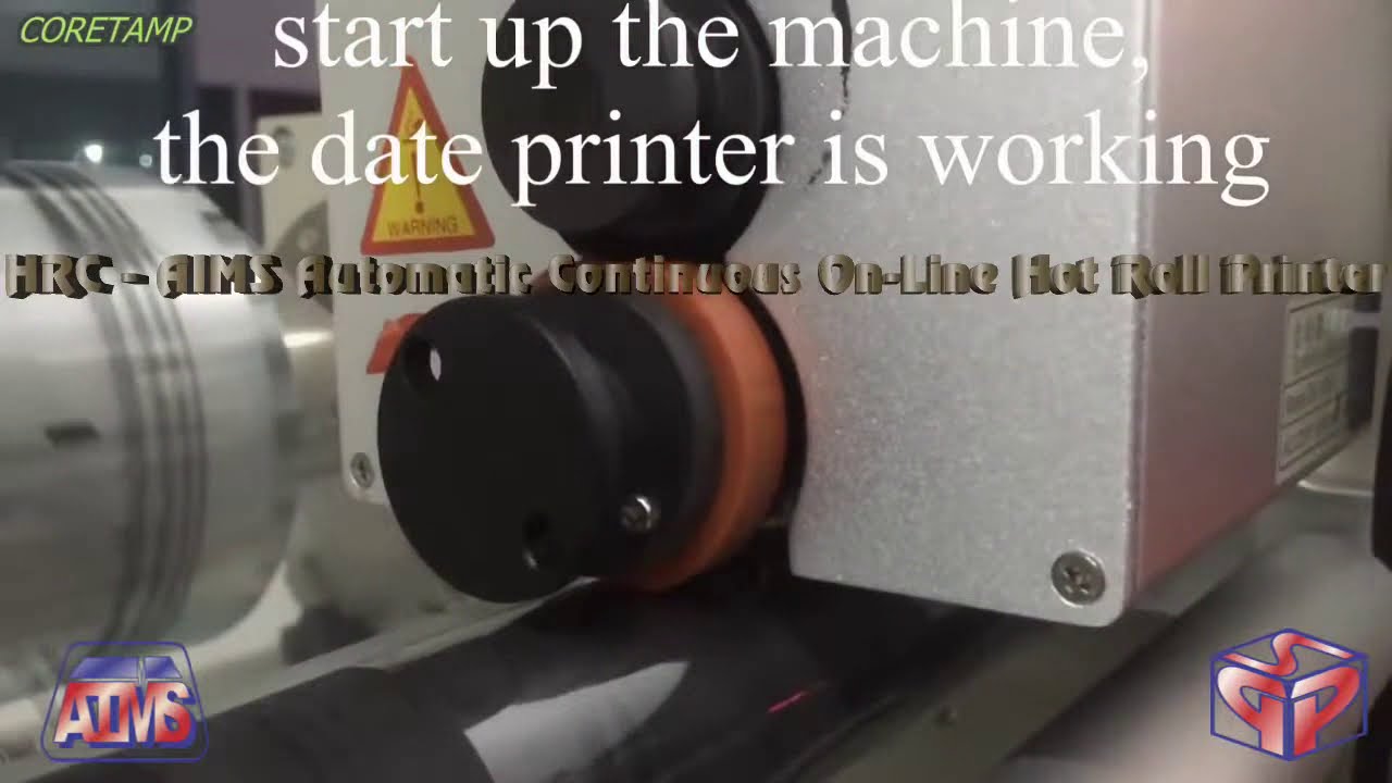HRC - AIMS Automatic On Line Hot Roll Coder. info@coding-india.com