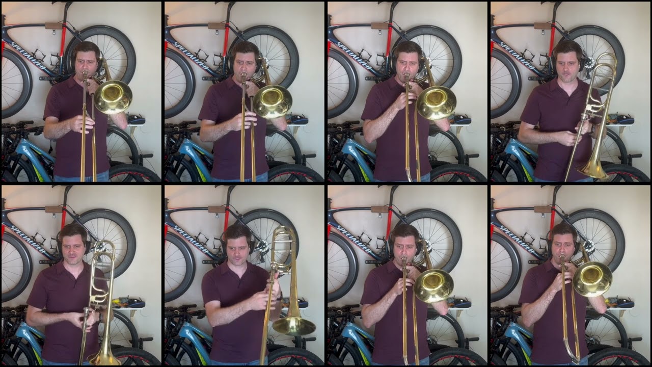Richard Strauss - Vienna Philharmonic Fanfare - Trombone Choir - Ross Holcombe