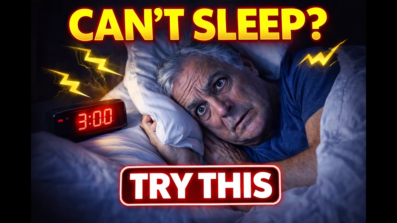 Can't Fall Asleep After 60? Try These 7 Doctor-Recommended Methods Tonight | senior health tips