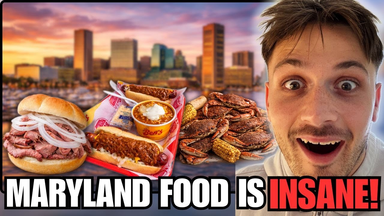 European Reacts to Maryland’s Most FAMOUS Food (I Was NOT Ready!)