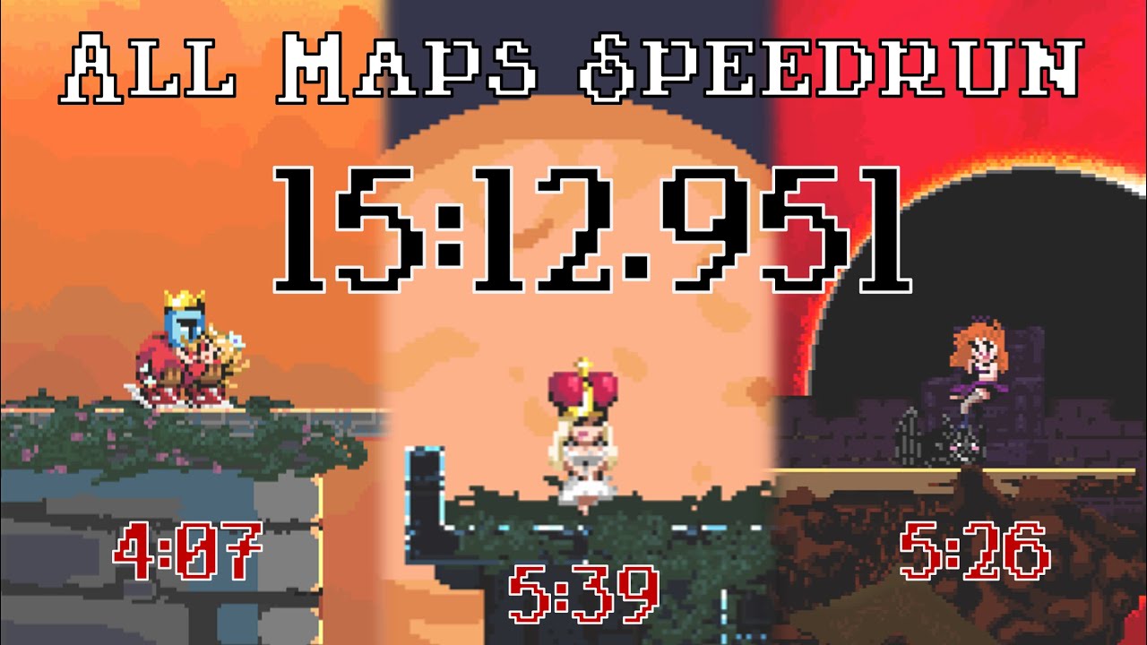 【Jump King】All maps Speedrun in 15:12.951 [FWR]