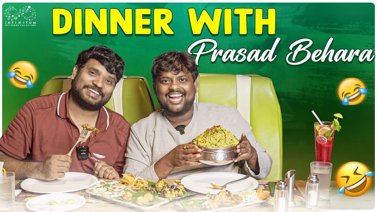Dinner With Prasad Behara ||  Bigg Boss Season 7 || Jabardasth Teja || Tasty Teja || Infinitum