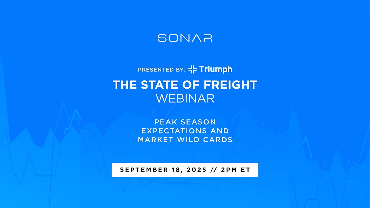The State of Freight: Peak Season Expectations and Market Wild Cards