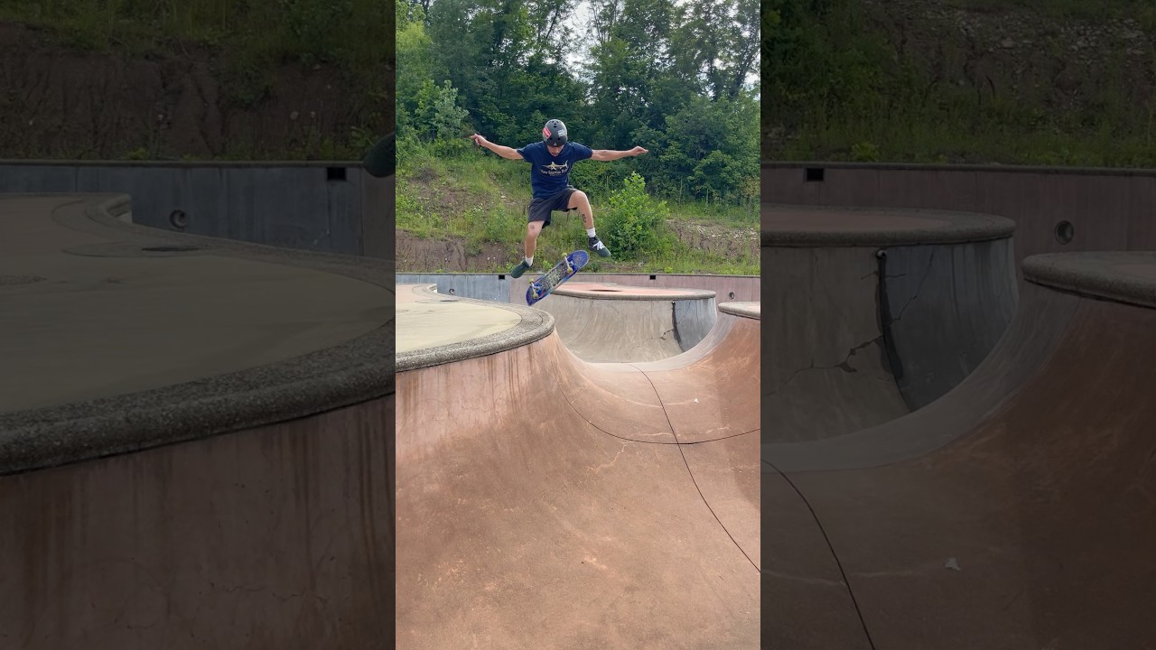 Hidden Skate Spot #skateboarding #kickflip #333 #skate #skatespot