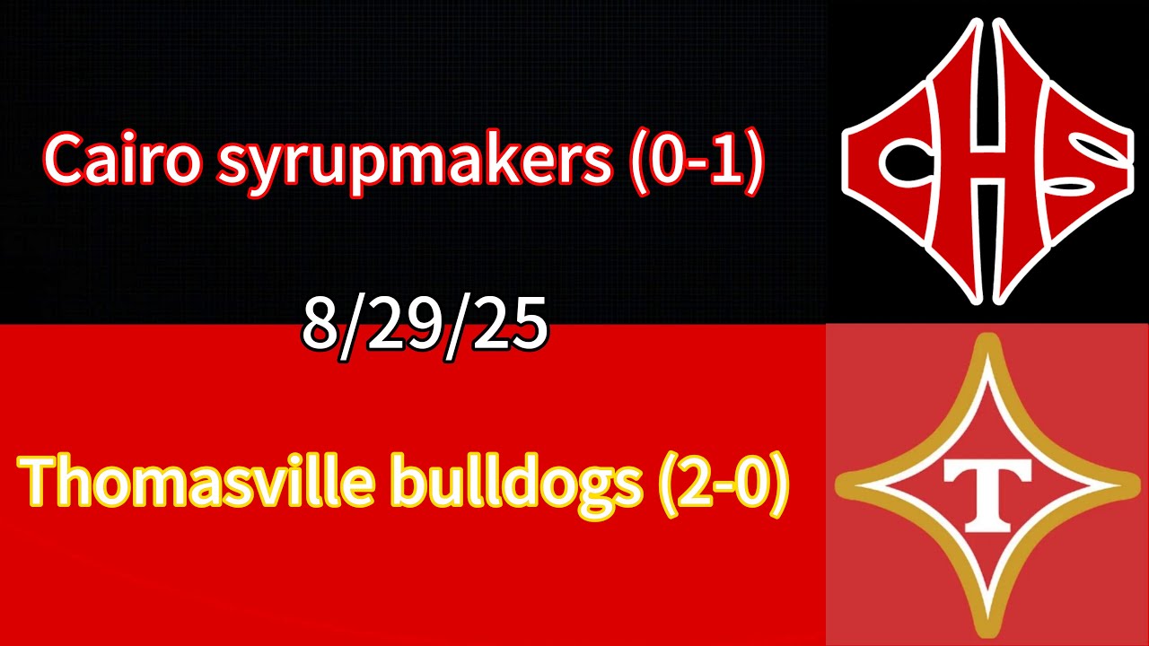 Cairo vs Thomasville week 3 2025