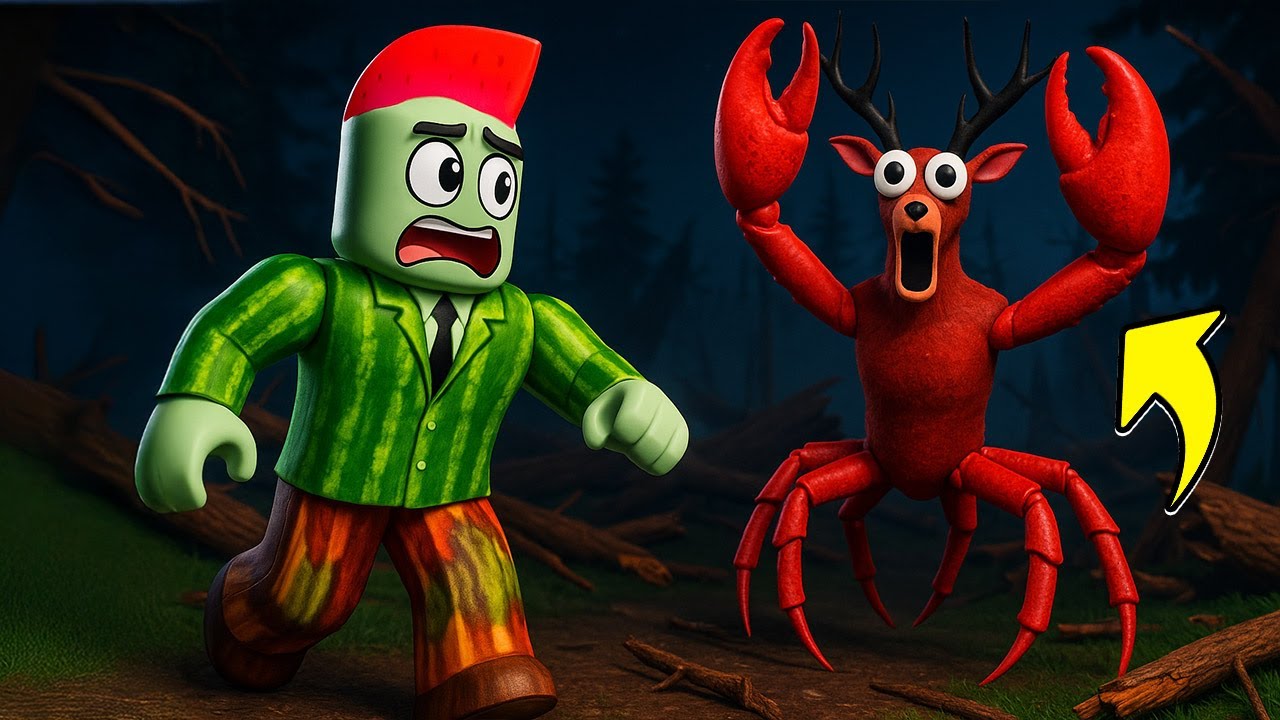 Job Ontmoet Nieuw Wezen In 99 Nachten In Het Bos... In Roblox!