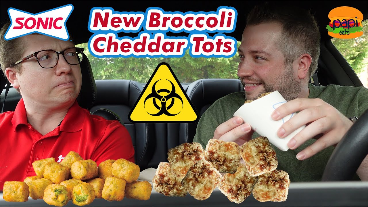 Sonic Drive-In NEW Broccoli Cheddar Tots - Review