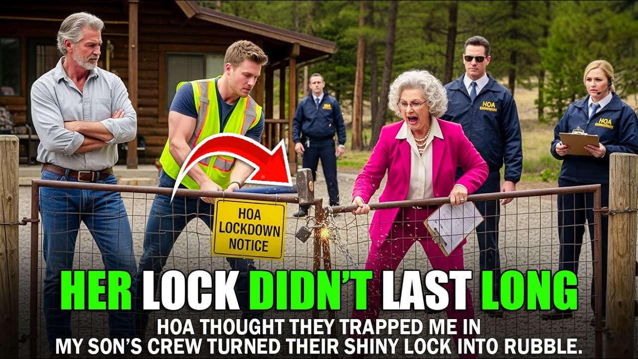 HOA Locked My Cabin Gate — My Son’s Demolition Company Removed the Whole Fence Line