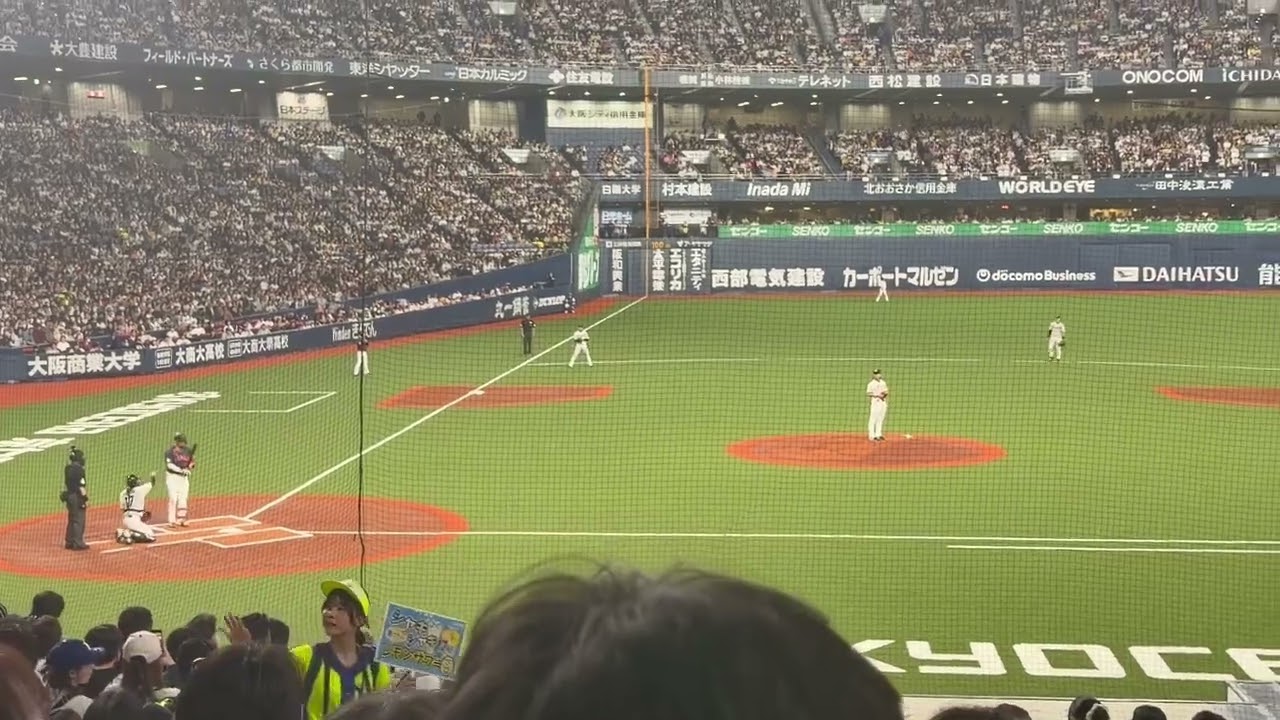鈴木誠也選手の特大ホームラン#日本対阪神強化試合#鈴木誠也 