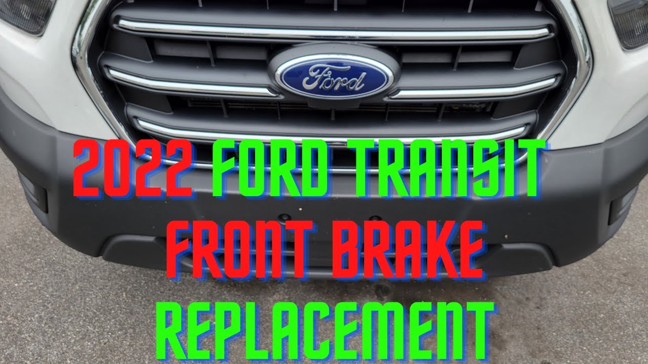 Замена переднего тормоза Ford Transit 2022 года