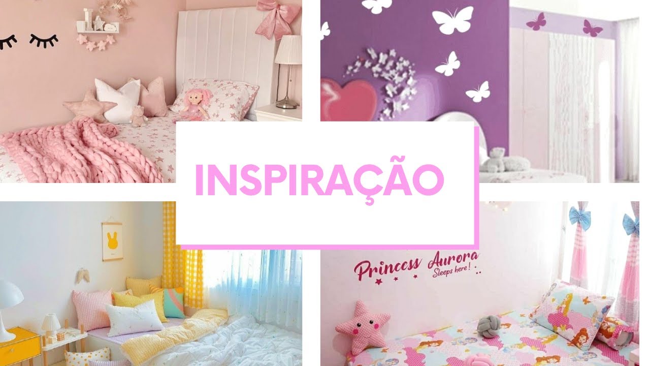 28 IDEIAS PARA QUARTO INFANTIL DE MENINA- FA&Ccedil;A VOC&Ecirc;  MESMA  POR-Alyne Santos 🧡💫🦋