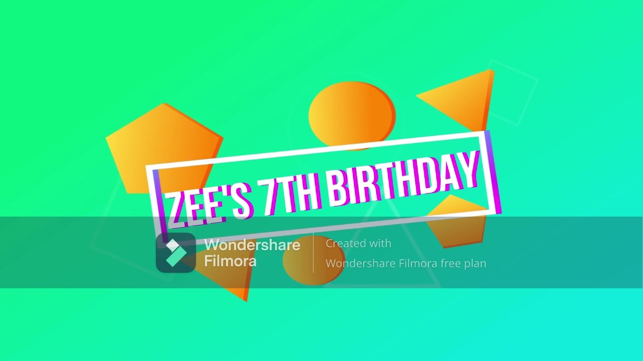 Zee's 7th Birthday