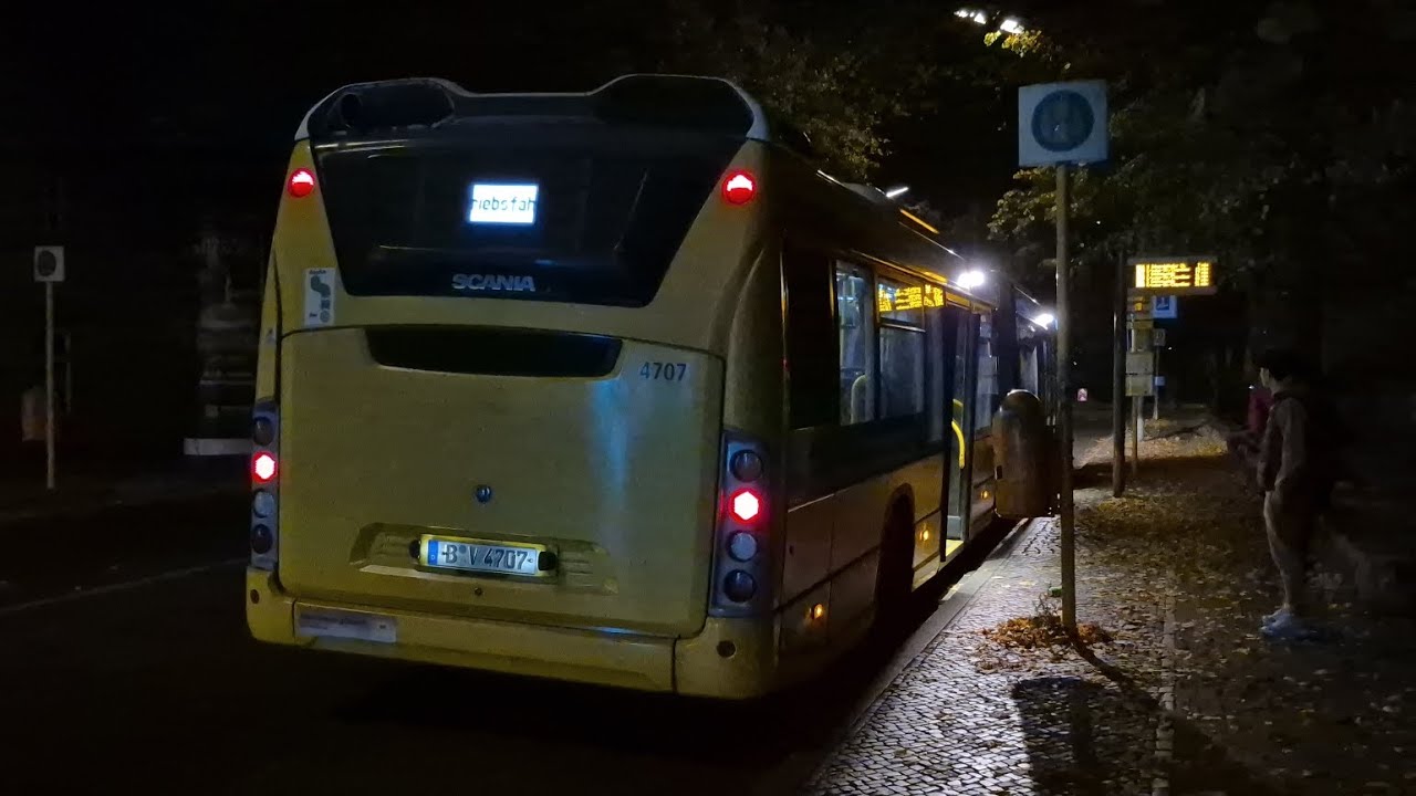 Bus Berlin | Aussetzermitfahrt im X83 von Nahariyastraße bis U Dahlem-Dorf im Scania GN 16 4707