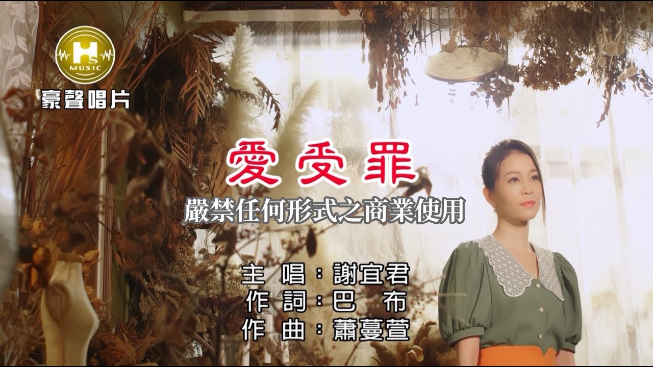 謝宜君-愛受罪【KTV導唱字幕】1080p HD