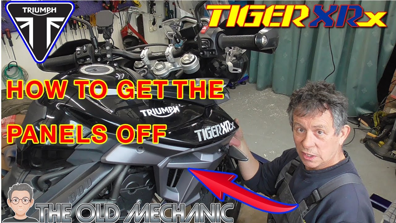 TRIUMPH TIGER XRX How To Get The Panels OFF.. EASY OR NOT ?  👨‍🔧---🏍
