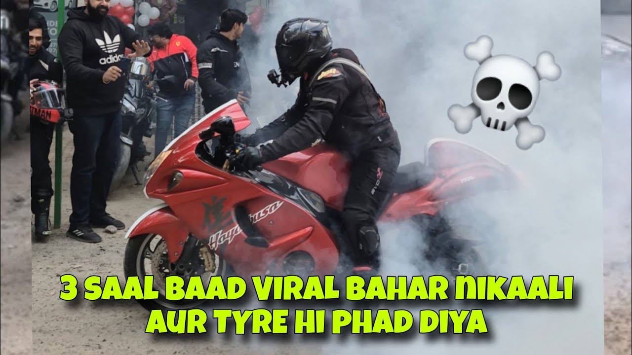 LONGEST BURNOUT EVER DONE ON VIRAL (HAYABUSA)