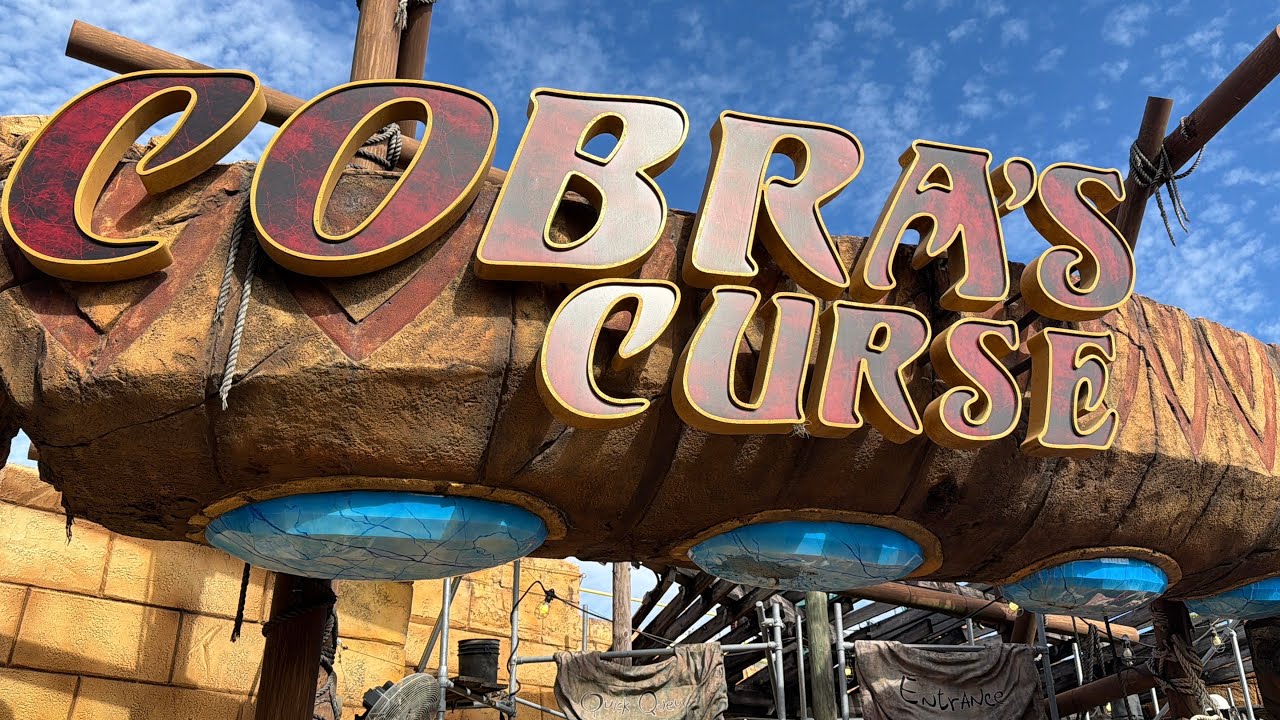 Cobra's Curse Offride || Busch Gardens Tampa 2025