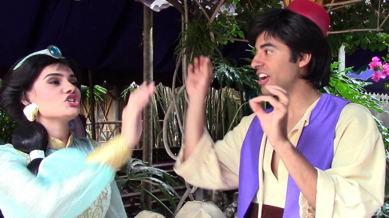Aladdin and Princess Jasmine will dress up this year for Halloween at Disneyland