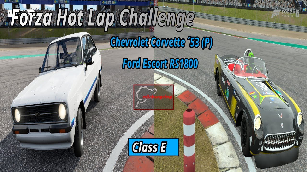 Ford Escort RS1800 vs Chevrolet Corvette ´53 (P) Nürburgring HLC