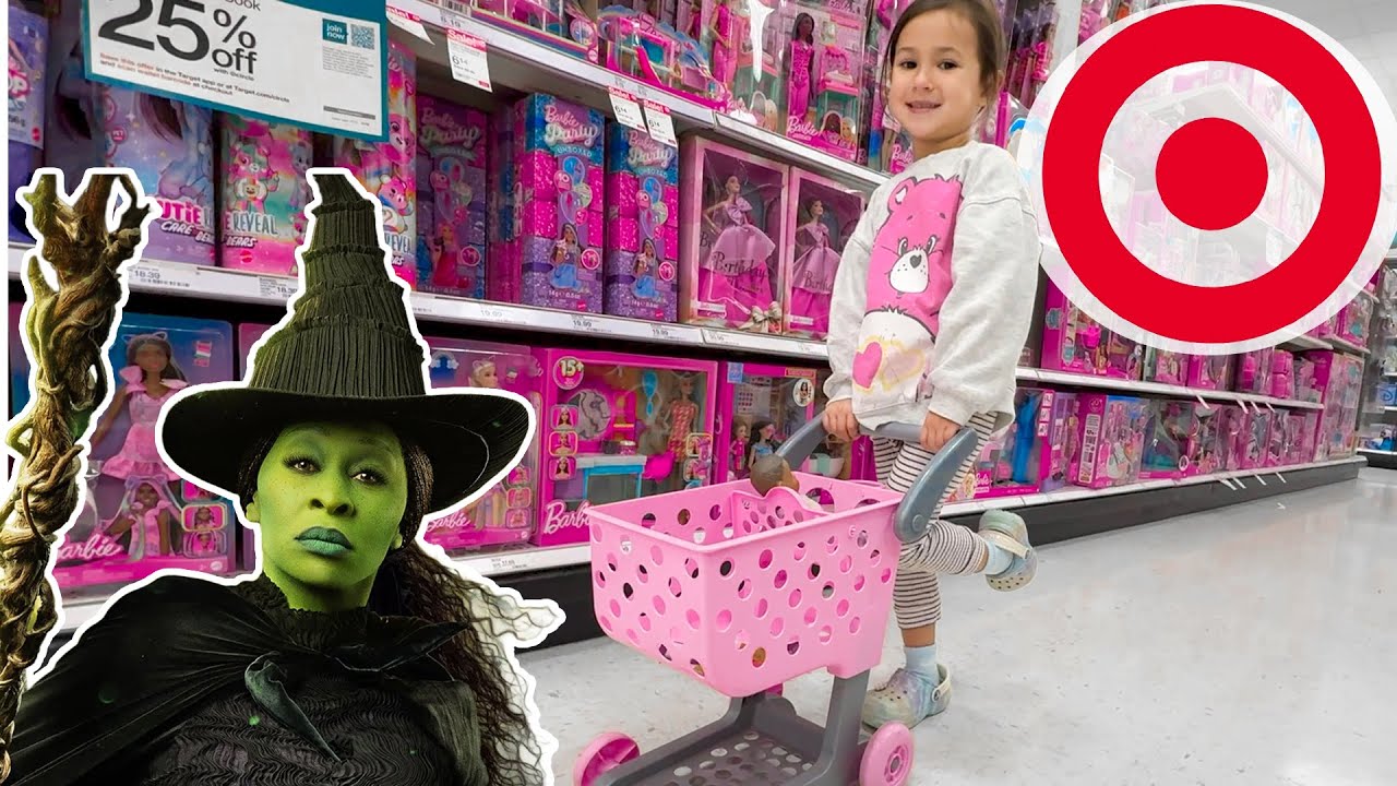 Oak buys WiCKED Toys at Target - TOY Shopping with a MiNi Shopping Cart!