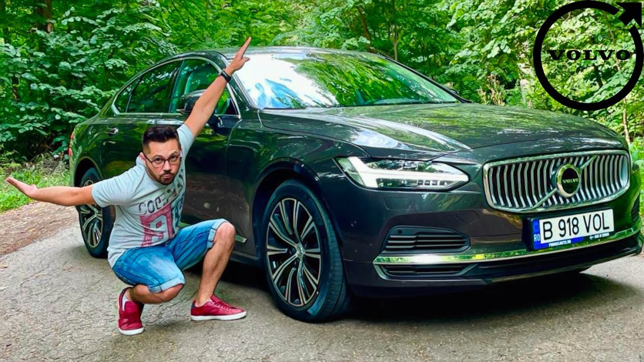 În mașina asta NU AI VOIE să mori! Cel mai LUXOS VOLVO din istorie, S90 T8 de 90.000 Euro