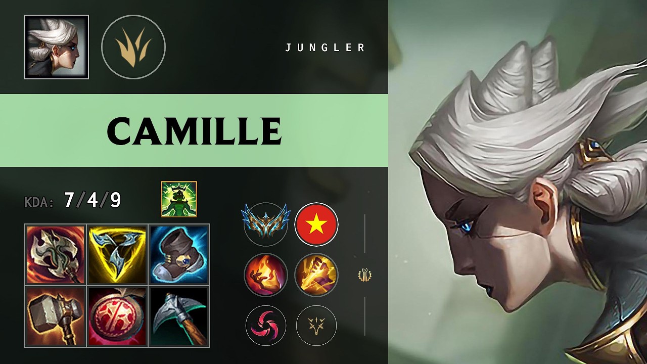 Camille Jungle vs Graves - VN Challenger Patch 26.11