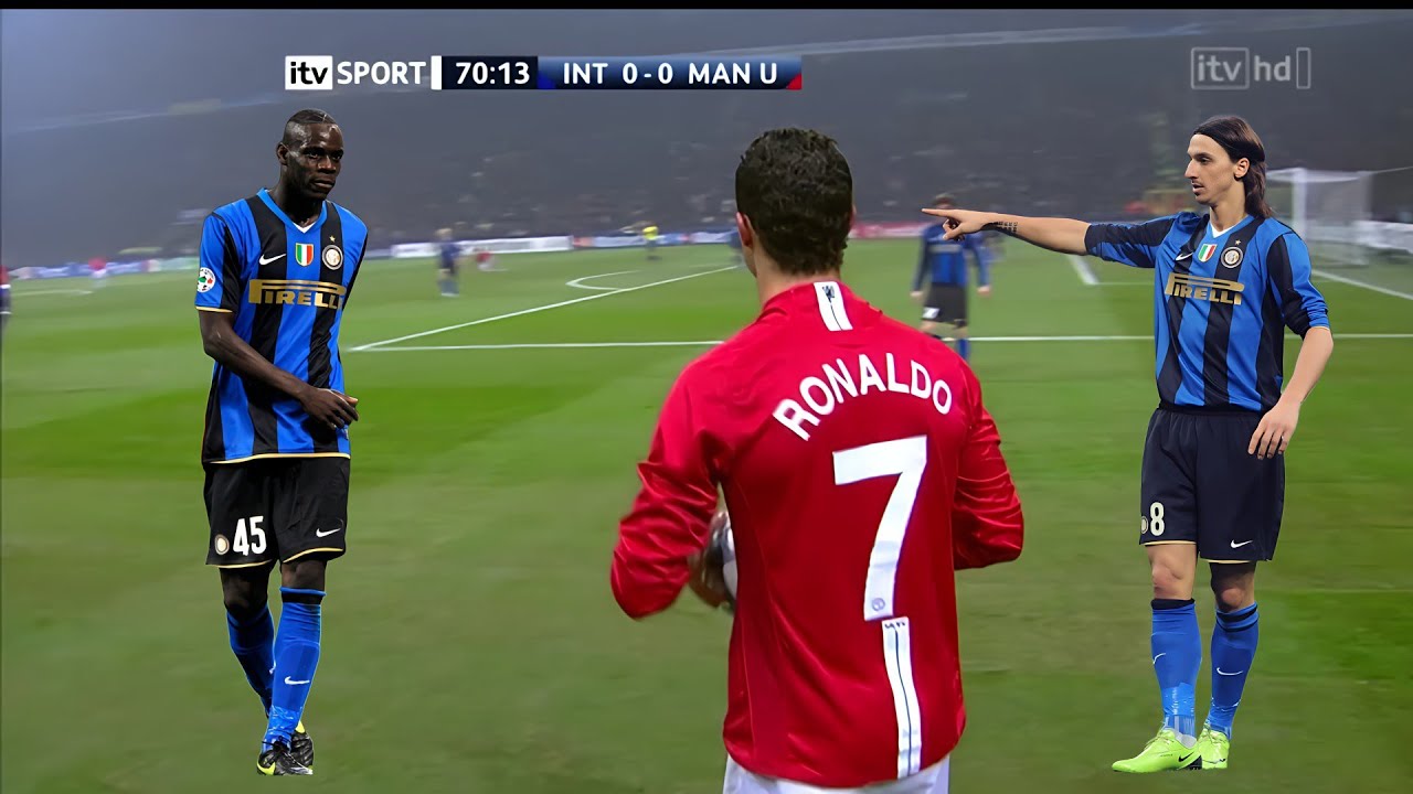 Cristiano Ronaldo,Zlatan Ibrahimovic & Balotelli Showing Their Class in 2008