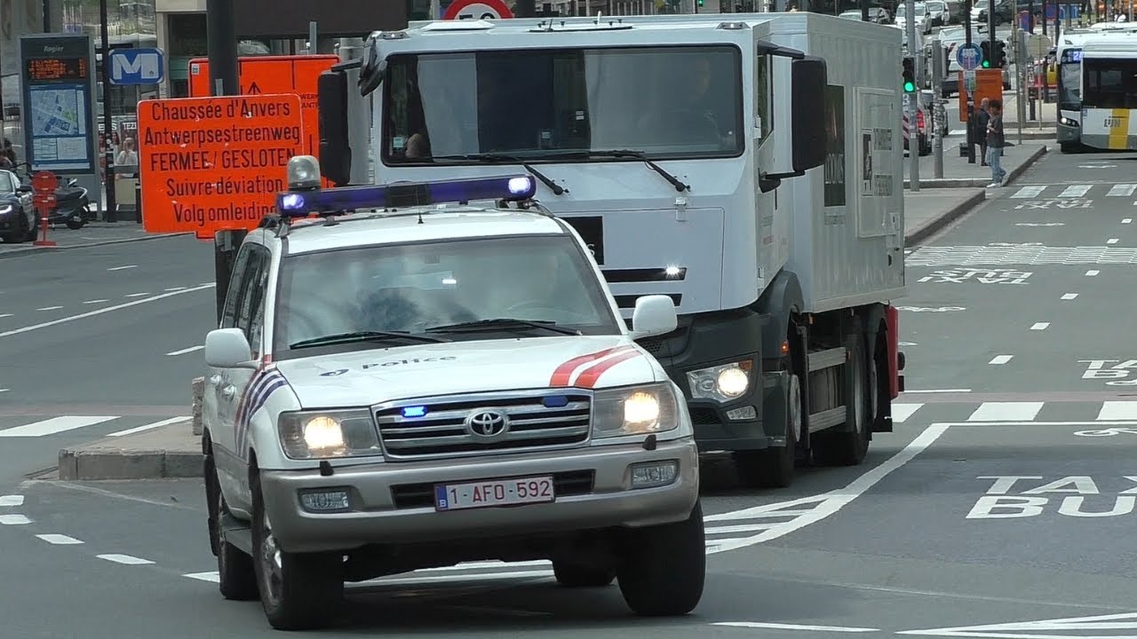 Politie Directie Bescherming Brussel begeleidt meerdere geldtransporten door Brussel