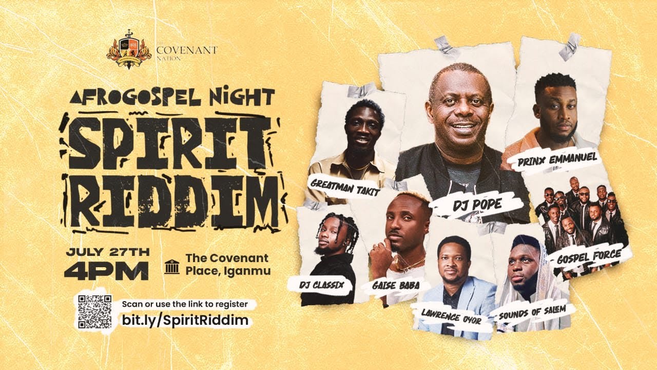 AFRO GOSPEL NIGHT || SPIRIT RIDDIM || 27TH JULY 2025