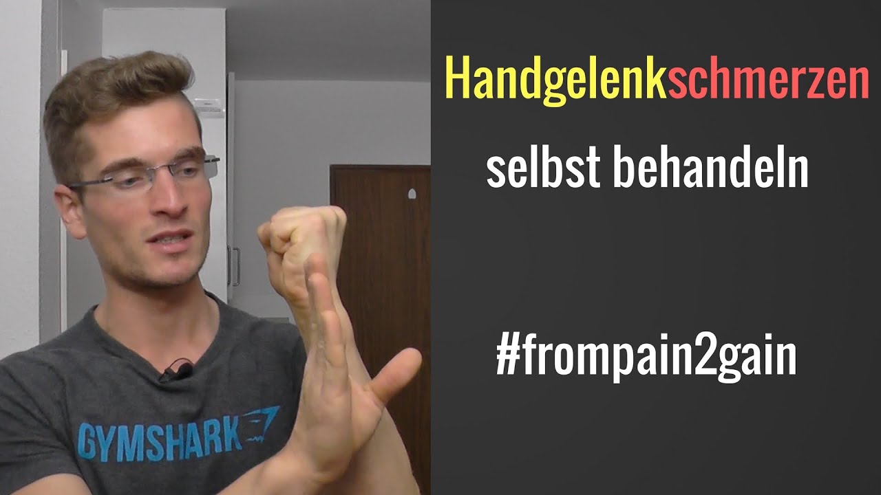 Handgelenkschmerzen selbst behandeln│#frompain2gain Recovery│Mischa Kotlyar